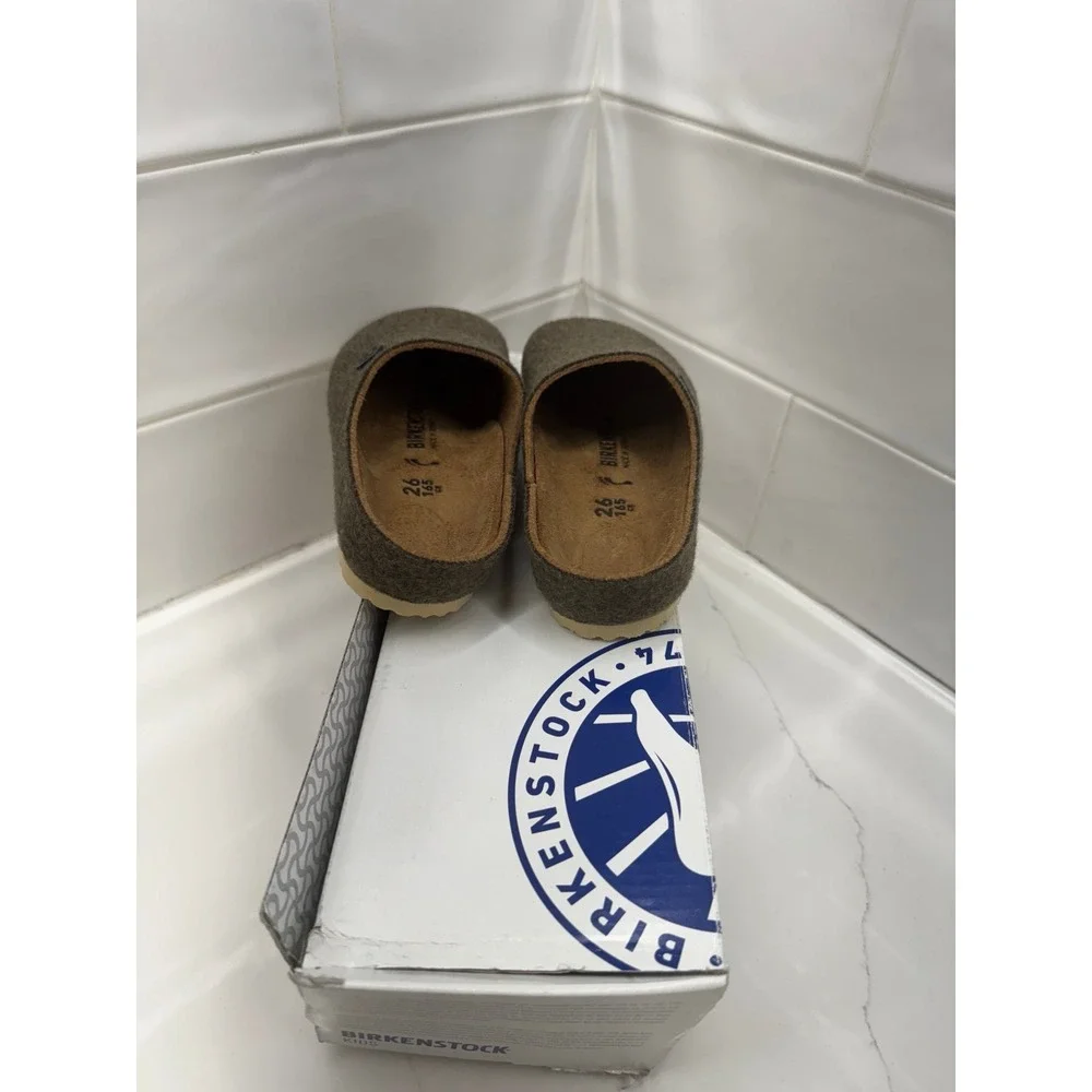 BIRKENSTOCK kids‎ 8 Kaprun rive Felt Clogs Doubleface Khaki